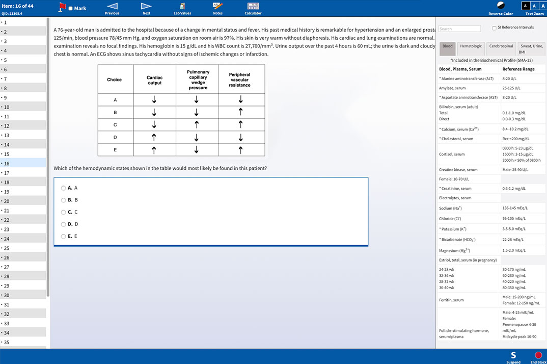 <span class="tour-num">02</span><span class="tour-title">Complete Your Test</span><p class="tour-desc">Click “Get Started” to go to your customized test.</p>
